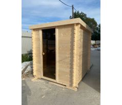 Venkovní sauna 200x200 smrk bez kamen