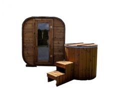Sudová sauna 160 cm z termo-dřeva